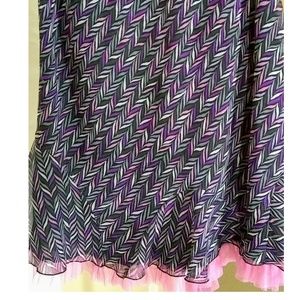 Women Fit 'n Flare Skirt-Medium-Multi Color-Frilly